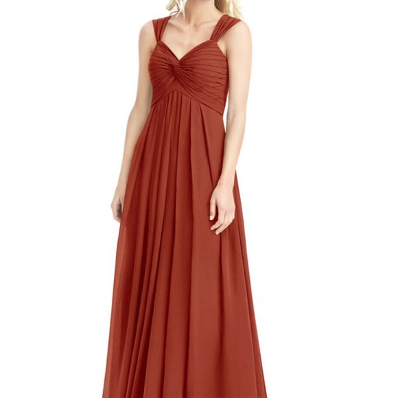 Azazie Dresses & Skirts - AZAZIE RUST BRIDESMAID DRESSES